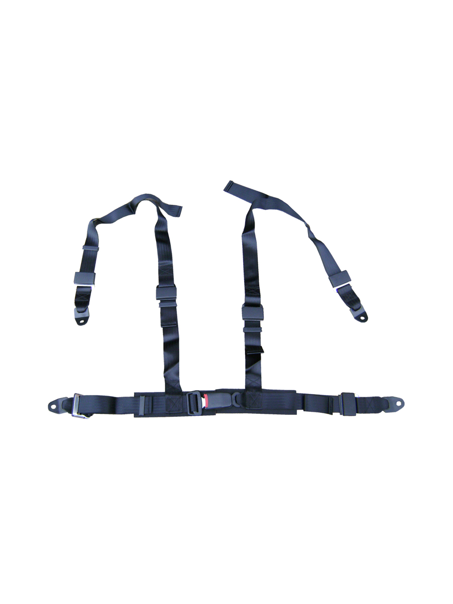 Black 4 Point Harness c/w Fixings Jennings Seats