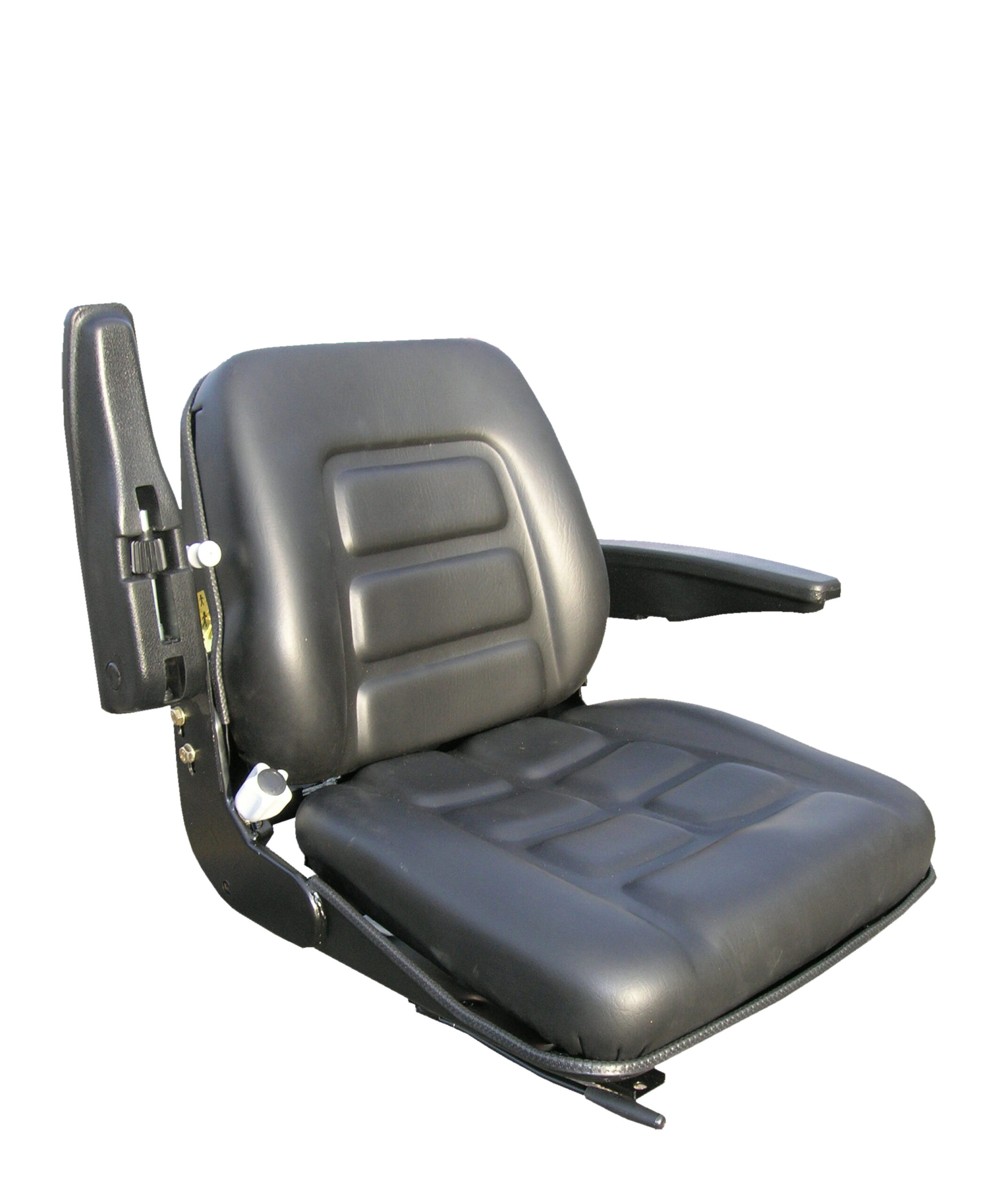 Forklift seat GS12 Quality UNIVERSAL PVC armrests switch lap belt 