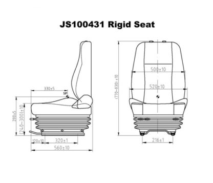 JS100431 Rigid Seat - Image 2