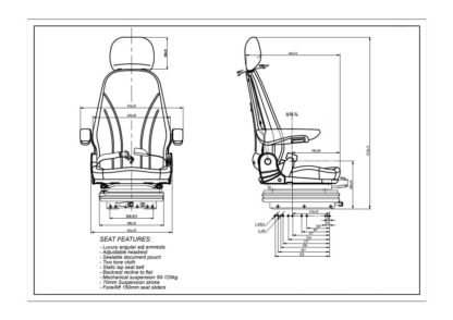 Mechanical Suspension Seat - Construction, Plant Machinery - Image 2