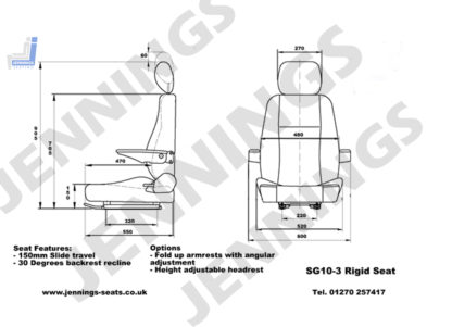 SG10-3 Rigid Seat - Image 2