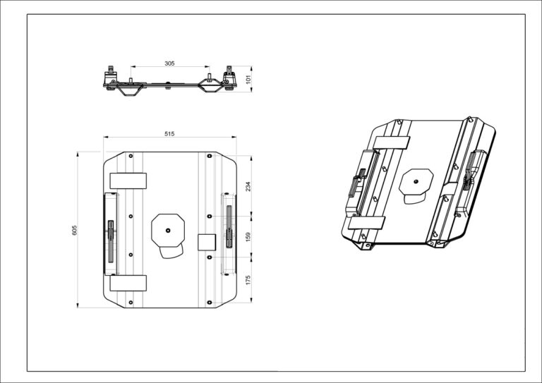 VW T5/T6 Double Seat Swivel Base